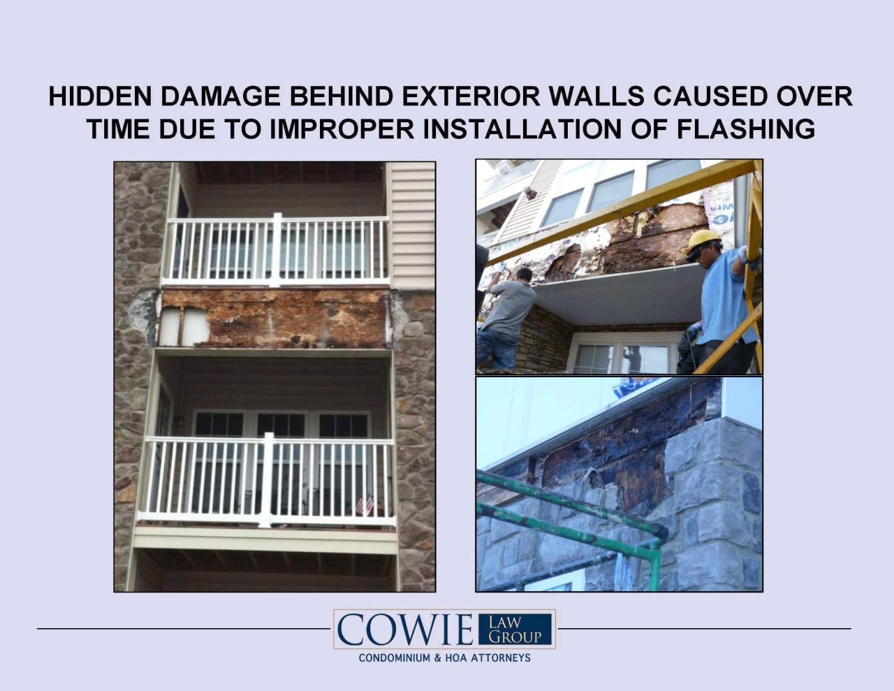 Construction defect building defects roof components rotting framing degradation members other or common